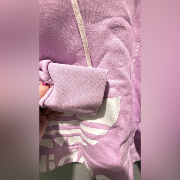 Adidas Original Cropped Hoodie - Picture 4 of 5